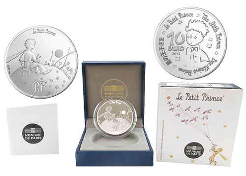 10 Euro Der Kleine Prinz - Das Unsichtbare - Silbermünze, PP
