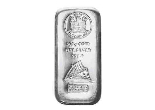 500 Gramm Silber Münzbarren, differenzbesteuert