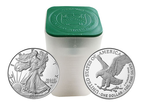 20x 1 Unze American Eagle Type 2 Silbermünze