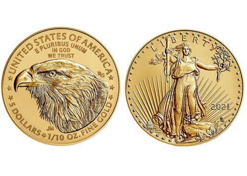 1/10 Unze American Eagle Typ 2 Goldmünze